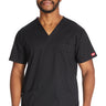 DK EDS Signature Men's V-Neck Top - Black