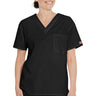 DK EDS Signature Unisex Tuckable V-Neck Top - Black