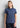 Womens Venture Short Sleeve Polo - Denim Blue back