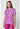 Cherokee Achieve 2 Pocket Print Top - Dissolving Blooms