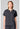 CK WW Revolution Mandarin Collar Top - Pewter
