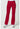 Cherokee iFlex Mid Rise Straight Leg Pull-on Pant - Red