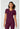 Cherokee iFlex V-Neck Top - Wine
