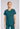 CK WW Originals Ultra Maternity Mock Wrap V-Neck Top - Caribbean Blue