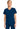 CK WW Originals Ultra Maternity Mock Wrap V-Neck Top - Navy
