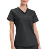 Cherokee Form Tuckable V-Neck Top - Black