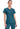 Cherokee Form Tuckable V-Neck Top - Caribbean Blue