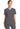 Cherokee Achieve Women's 2-Pocket V-Neck Top in Pewter