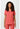 Cherokee Achieve Women's 2-Pocket V-Neck Top in True Coral
