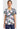 Cherokee Prints Women's Print V-Neck Top - Foggy Floral
