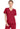 CK WW Originals Ultra Women's Tuck-in V-Neck Top - RED