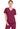 CK WW Originals Ultra Women's Tuck-in V-Neck Top - Wine