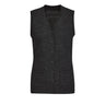 Inaura Womens Button Front Knit Vest - Charcoal