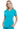 CK Allura V-Neck Top - Teal Blue