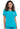 CK Allura V-Neck Top - Teal Blue
