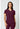 CK Allura Tuckable V-Neck Top - Wine