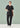 Unisex Pulse Straight Leg Scrub Pant - Black back