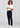 Womens Comfort Waist Slim Leg Pant - Navy