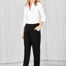 Inaura Womens Comfort Waist Straight Leg Pant - Black