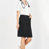 Inaura Womens Comfort Waist Cargo Skirt - Black