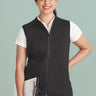 Inaura Womens Nova Zip Front Vest - Black Marle