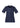 Womens Parks Zip Front Crossover Scrub Top - Midnight Navy back