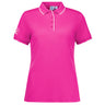 Inaura Womens Pink Short Sleeve Polo - Pink