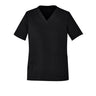 Inaura Womens Avery V-Neck Scrub Top - Black