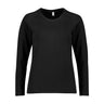 Inaura Womens Performance Long Sleeve Tee - Black