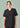 Womens Pulse V-Neck Scrub Top - Black back