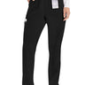 DK EDS Essentials Women's Natural Rise Tapered Leg Pull-On Pant - Black