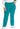 DK EDS Essentials Women's Mid Rise Straight Leg Drawstring Pant - Teal Blue