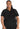 DK EDS Essentials Mock Wrap Top - Black