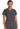 DK EDS Essentials Mock Wrap Top - Pewter