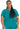 DK EDS Essentials Mock Wrap Top - Teal Blue
