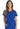 Dickies Notched V-Neck Top - Galaxy Blue