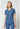 DK Forge Women's V-neck Top - Vintage Blue