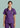 Womens Classic Scrub Top - Purple