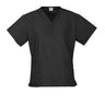 Womens Classic Scrub Top - Black