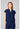 HH 360 Mandarin Collar Crop Top - Navy