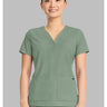 HH Quest Women's 3-Pocket Y-Neck Top - Acadia Green