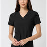 Cherokee Pursuit Women's V-Neck Top - Black