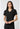 Cherokee Pursuit Women's V-Neck Top - Black