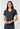 Cherokee Pursuit Women's V-Neck Top - Pewter
