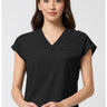 Cherokee Pursuit Women's Dolman V-Neck Top - Black