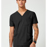 Cherokee Pursuit Men's 3 Pocket V-Neck Top - Black