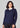 Womens 2-Way Zip Cardigan - Navy