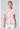 MC Prints Foil Print V-Neck Top - Lipstick Kisses