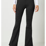 MC Amp Knit Flare Leg Yoga Pant - Black