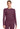 MC Layers Long Sleeve Ruched Underscrub - Wine